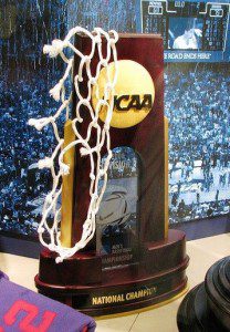 One of many, soon to be more, UCONN NCAA basketball trophy