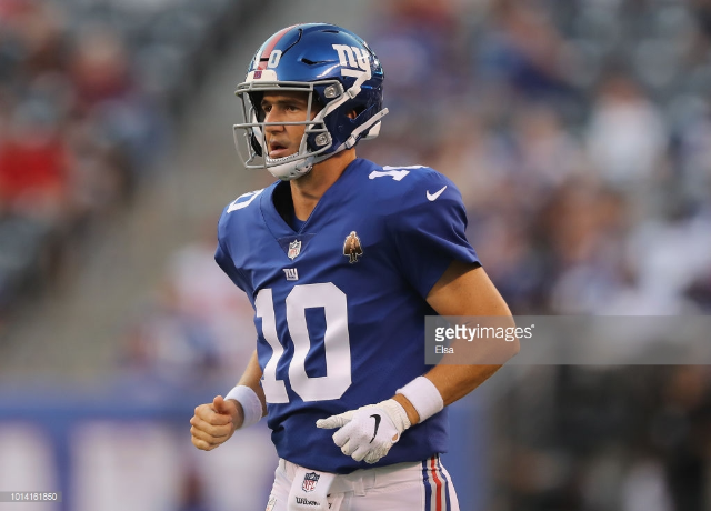 Eli Manning, Fantasy Football, New York Giants