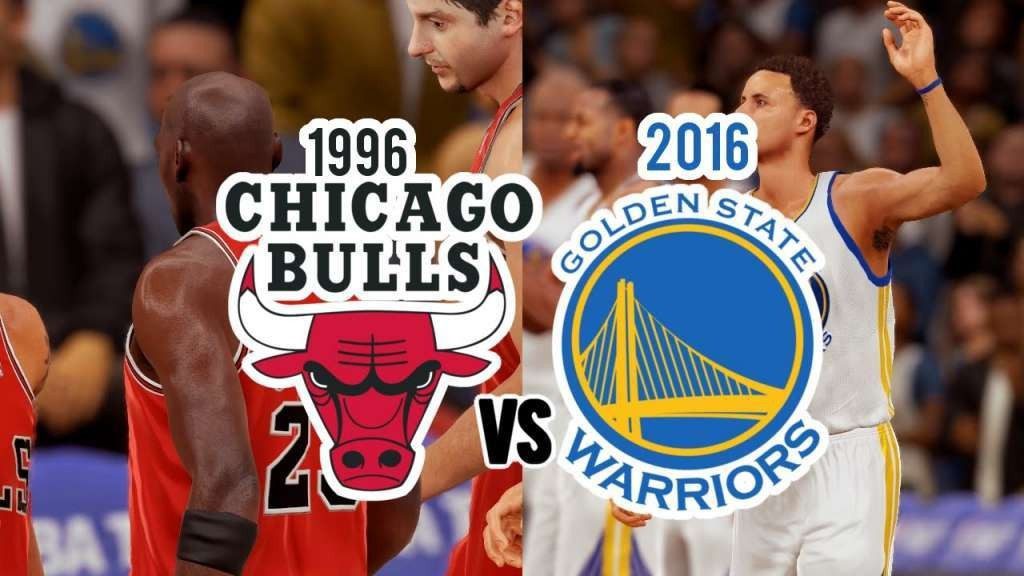  95- 96 Bulls vs 15- 16 Warriors GoingFor2.com